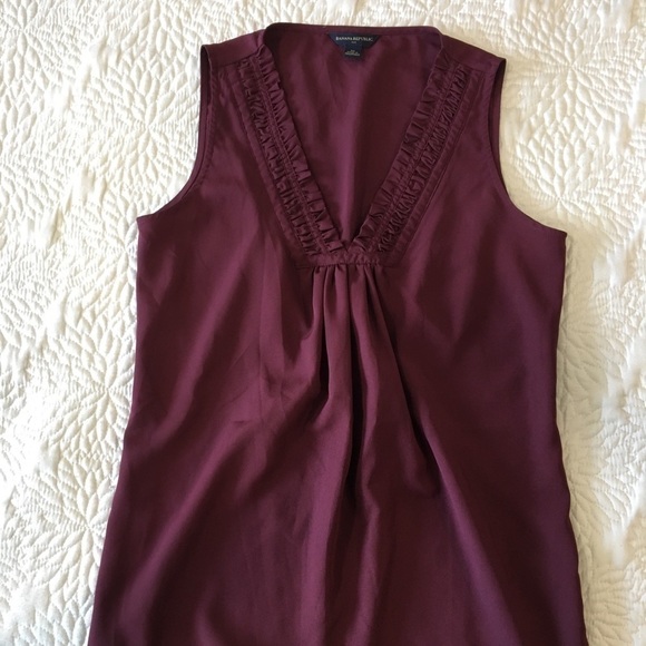 ☀️Banana Republic Sleeveless Blouse XS - Picture 1 of 6